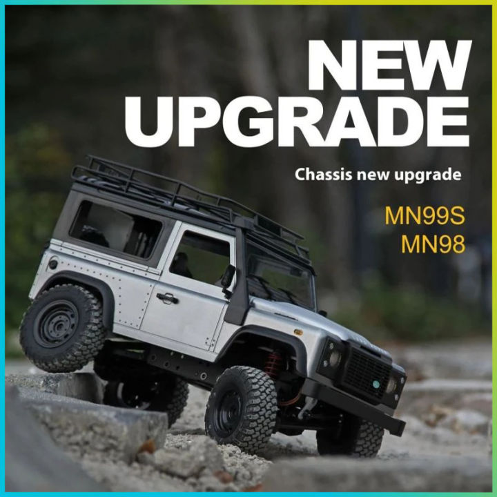 1:12 MN99S V2 Land Rover Rock Crawler 2024 Licensed Defender Truck 2.4G ...