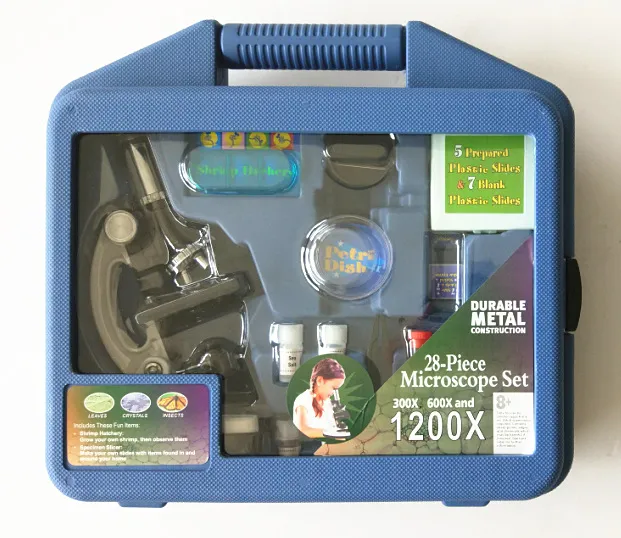 Student%201200x%20Biological%20Educational%20Microscope%20Set%20Metal%20Microscope%20Kit%20Scientific%20Children%20Discovery%20Room%2028%20Pieces%20-%20Image%205