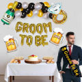 Groom To Be Balloon Decoration set With Banner Full Set. 
