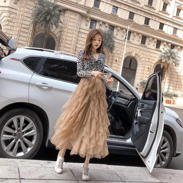 Mesh%20Women%20Skirts%20Romantic%20High%20Waist%20Pleated%20Long%20Skirt%20Mesh%C2%A0%20A-line%20Long%20Dress%20for%20Women%20Lady%20Party%20Evening%20Events%20Dance%20-%20Image%207