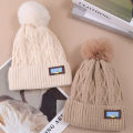 Winter Female Pom Poms Hat Winter Hat For Women Girl 's Hat Knitted Beanies Cap Hat Thick Women. 