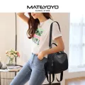 MATEYOYO Women's Fashion Backpack Simple Bag Waterproof Large Capacity Backpack PU Women Small Backpack School Bag for Teenager Girls Travel Backpack. 
