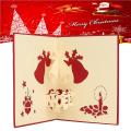 【Dream Sailing Store 】Global Up Card Merry Christmas Greeting Gift Holiday Happy New Year Cards. 