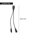 4-Pack Mini OTG Cable Adapter,2-In-1 Powered Micro-USB to USB Adapter(OTG Cable + Power Cable) for Streaming Sticks Etc. 
