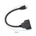 HDMI Splitter Adapter Cable , Dual HDMI Port Y Splitter 1 In 2 Out / HDMI Male To HDMI Female 1 To 2 Way for HDMI HD, LED, LCD, TV,ps3. 