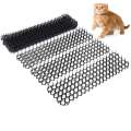 NXFDSIOZ 20Pcs Cat Spike Mats - Anti Digging Flexible Pet Safe Deterrent Spike Pad for Outdoor Garden 49cmX13cm. 