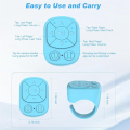 Scrolling Ring Remote Control for ,Bluetooth Page Turner Blue. 