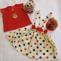 Casual Pinafore Dress For Kids. 