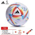 2022 Qatar World Cup Official Football Outdoor Training Football Size 5 Soccer Ball Sports Match Bal. 