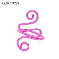 Yarn Tension Ring Adjustable Crochet Ring for Perfect Yarn Tension Control Ideal for Crocheters Knitters Flexible Easy to Use Aluminum Crochet Ring. 
