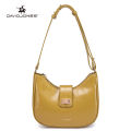 David Jones Paris women shoulder bag pu leather female crossbody bag small lady handbag. 