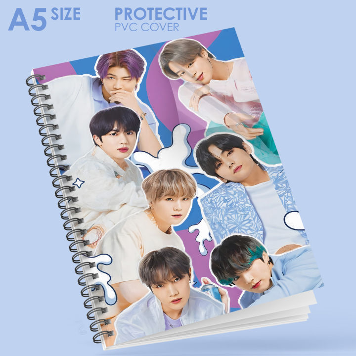 BTS Spiral Notebook A5 – Puzzle Frame BTS Members | 100 Pages | Unique ...