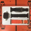 S9 Ultra smart watch with 3 strap 2.02 inch Display wireless charges  Hiwatch Plus App. 