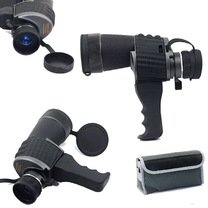 Ultimate Arms Gear 8X40 WA Field Tactical Outdoor High Definition Monocular Telescope 7. 0 Degree 143m/1000m with Hand Grip & Carrying Case - Hunting, Camping, Nature Bird Watching