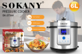 SOKANY Multi Cooker 6.0L, 100% Original &100% Band New  with Touch Control. 