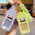 SHANINY Button Battery Kawaii Electronic Car Keychain Bag Pendant Hanging Accessories Pocket Calculator School Office Supplies Office Electronics Pig Girl Calculator Calculator Keychain Digit Calculator Electronic Calculator. 
