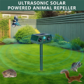 (GGBR) 2024 Ultrasonic Animal Repellent, 1-Pack Solar Outdoor Deer Repeller with Motion Sensor, Deters Cats, Squirrels, Rabbits. 