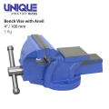 Bench Vise / Vice with Anvil - Unique - 4" - 5 Kg. 