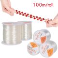 100m/roll 0.5-1.0mm Crystal Elastic Beading Thread Cord- DIY Necklace Bracelet Jewelry Making Accessories. 