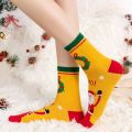 Elk Christmas Socks Comfortable Snow Cotton Happy Christmas Socks Crew Socks Middle Tube Socks Cartoon Hosiery Children. 