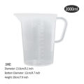 Kitchen Baking Measuring Cup Milk Liquid Flour Graduated Measure Jug Anti Leak Plastic Pour Water Pitcher With/without Lid. 