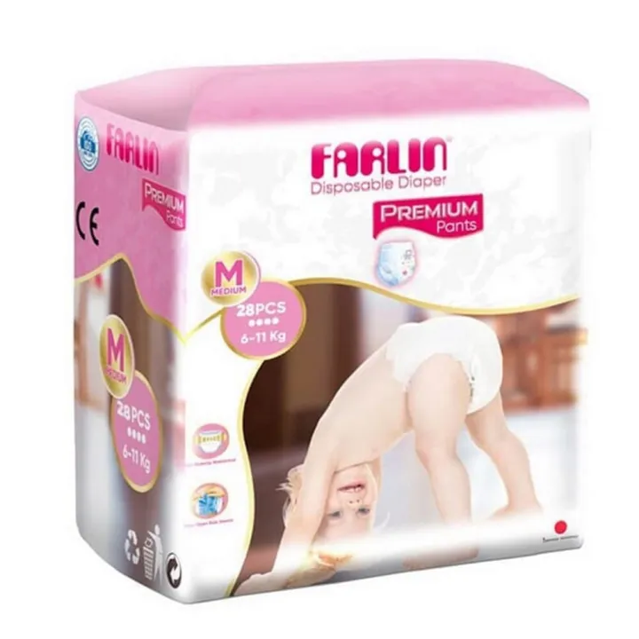 Farlin Diaper Premium Pant 28 Pcs – Medium