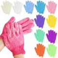 Masox Store Spa Massage Body Scrubber Cleaner/Nylon Exfoliating Multi-Purpose Gloves MainBasics Deep Cleansing Exfoliating Bath Gloves - Heavy-Textured Nylon Shower Scrub for Dead Skin Removal - Machine Washable with Hanging Loop 1pc. 