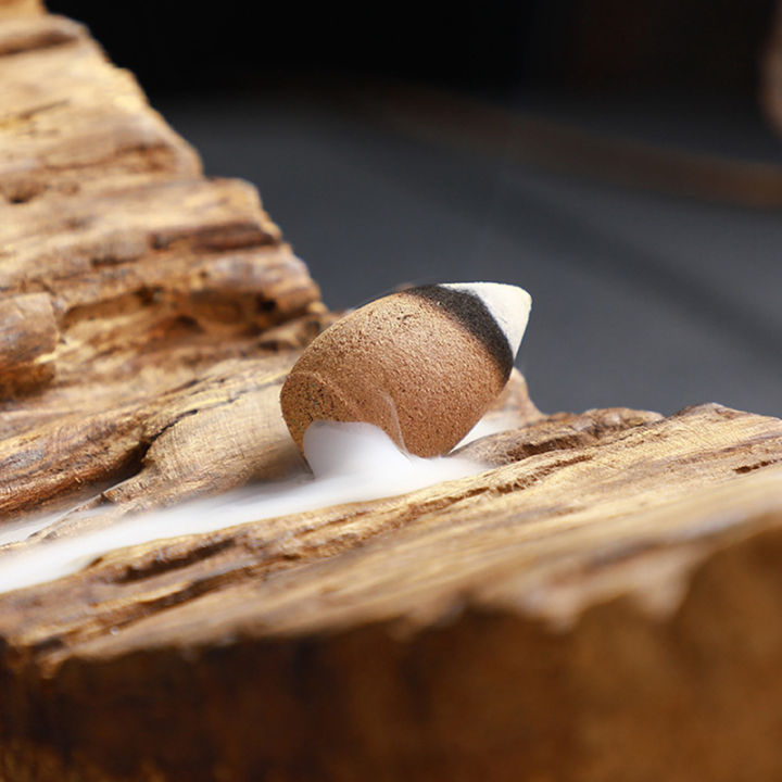 Backflow Incense Cones Pack Mixed Flavor Natural Sandalwood Aloes and ...