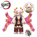 Anime Demon Slayer Figure Model Building Block Toys Lego Plastic Children's Assembled Toy Tanjirou Nezuko Zenitsu Inosuke Desktop Decoration Developmental Toys. 
