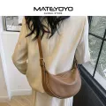 MATEYOYO Women Shoulder Bag Dumpling Bag Soft PU Waterproof Bags Large Capacity Crossbody Bag Lightweight Bag Casual Bags Fashion Sling Bag For Women Ladies Female. 