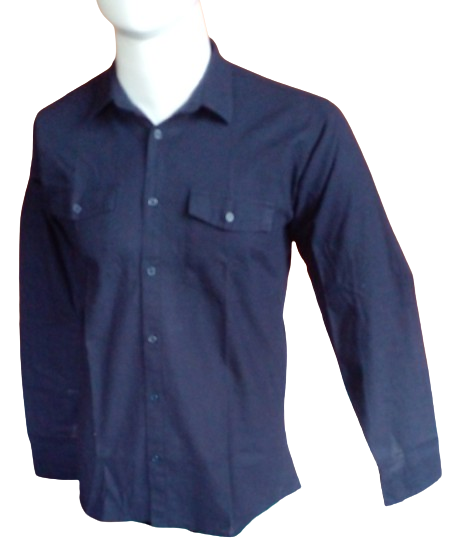 Men%20's%20Linen%20Long%20Sleeve%20Shirt%20Casual%20Black%202%20Pockets%20-%20Image%202
