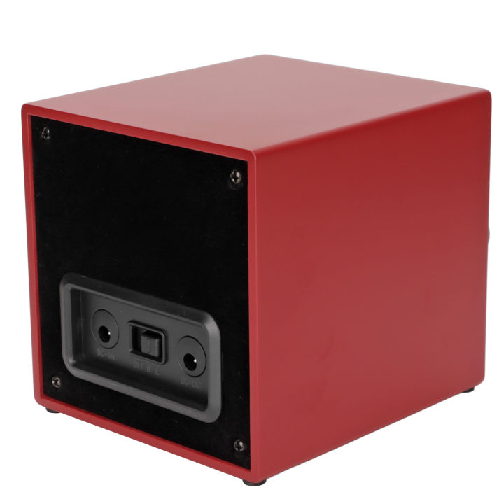 Portable Quiet Automatic Watch Winder Mechanical Watch Winder Display Box Red