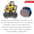 【240 12PCS 5 Inch 125mm Mesh Dust-free Anti-blocking Hook&Loop Sanding Discs Abrasive Sandpaper Car Decorate Paper. 