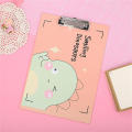School Stationery Office Supplies Cartoon Design Bag Filler File Folder Document Organizer Cartoon A4 Clipboard. 