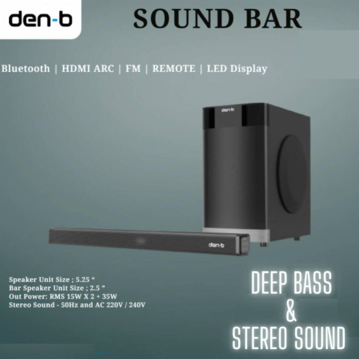 Den-b%20Subwoofer%20and%20Sound%20Bar%20Speaker%20-%20Image%202