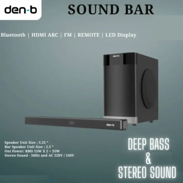 Den-b%20Sound%20Bar%20and%20Speaker%20Subwoofer%20-%20Image%202