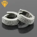 Men Women Fashion Punk Gothic Stainless Steel Hoop Stud Earrings Jewelry. 
