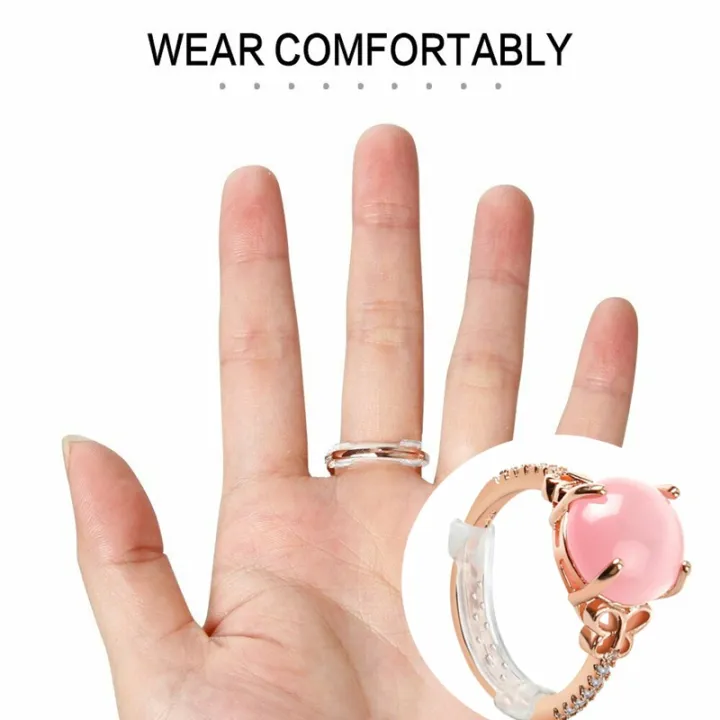 12Pcs%206-Sizes%20Multipurpose%20Invisible%20Clear%20Ring%20Size%20Adjusters%20Silicone%20Loose%20Rings%20Reducers%20Non-silp%20Ring%20Guard%20Spacers%20Rings%20Jewelry%20Tools%20-%20Image%202