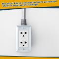 4 Pack Sturdy Galvanized Alloy Electrical Box for Rectangular Outlet Enclosures Junction Box Safety Protective D5BD. 