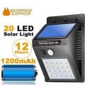 20/30 LED iFlashDeal Solar Light With Motion Sensor Security Night Light. 