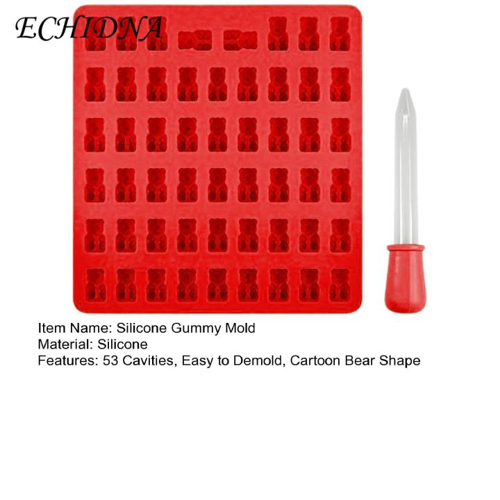 Food-grade%20Silicone%20Gummy%20Mold%2053%20Cavities%20Silicone%20Gummy%20Mold%20Teddy%20Bear%20Candy%20Chocolate%20Mold%20Bpa%20Free%20Nonstick%20Food%20Grade%20Dropper%20Included%20Perfect%20for%20Jelly%20Making%20Southeast%20Asian%20Buyers'%20Favorite%20-%20Image%204