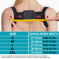 1Pcs Posture Corrector for Women Men-Invisible Back Corrector Brace,Clavicle Support Back Posture Corrector for Under Clothes. 