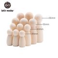Girl】 10PCS 65mm,55mm,43mm,35mm Peg Girl Boy Wood Dolls Kids Decor Handmade DIY Unfinished Wooden Peg Dolls Blank. 