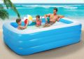 INTIME 1.5M (YT-329S) 3 Layer Extra Large Rectangular Inflatable Family Swimming Pool Indoor Outdoor Summer Time. 