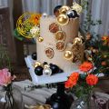 25pcs Black Gold Bubbles Balls Cake Topper Foam Balls Cake Topper Wedding Birthday Party Baby Shower Cake dessert Decoration. 