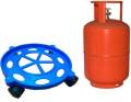 Movable Gas Cylinder rolling Trolley. 