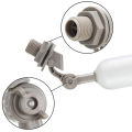 3-Piece Float Valve Set, 1 / 2-Inch Water Supply Pipe Float Valve with Adjusting Arm for Swimming Pool, Aquarium (Gray). 