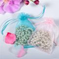 50pc Organza Gift Bags Jewelry Candy Bag Wedding Favors Bags Mesh Gift Pouches. 