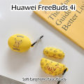 Original For Huawei FreeBuds 4i Trendy cartoons Silicone Earphone Case Cover. 