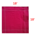 18'*18' size 10Pcs Handloom Cotton Serviette, Cleaning, Kitchen Napkin , Dining Towel ,Table wiper,Duster. 